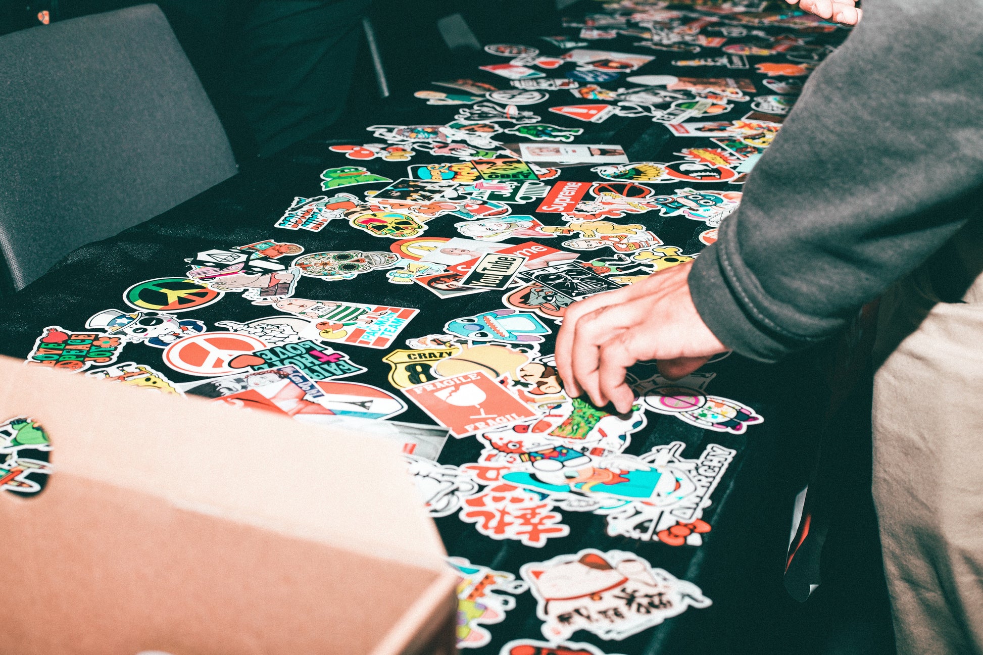 A4 size Glossy Sticker Paper for Laser printing for labels and stickers.